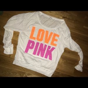 ‼️SOLD🔥 VICTORIAS SECRET PINK LONG SEQUIN Shirt